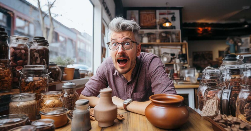 James Hoffmann tasting coffee