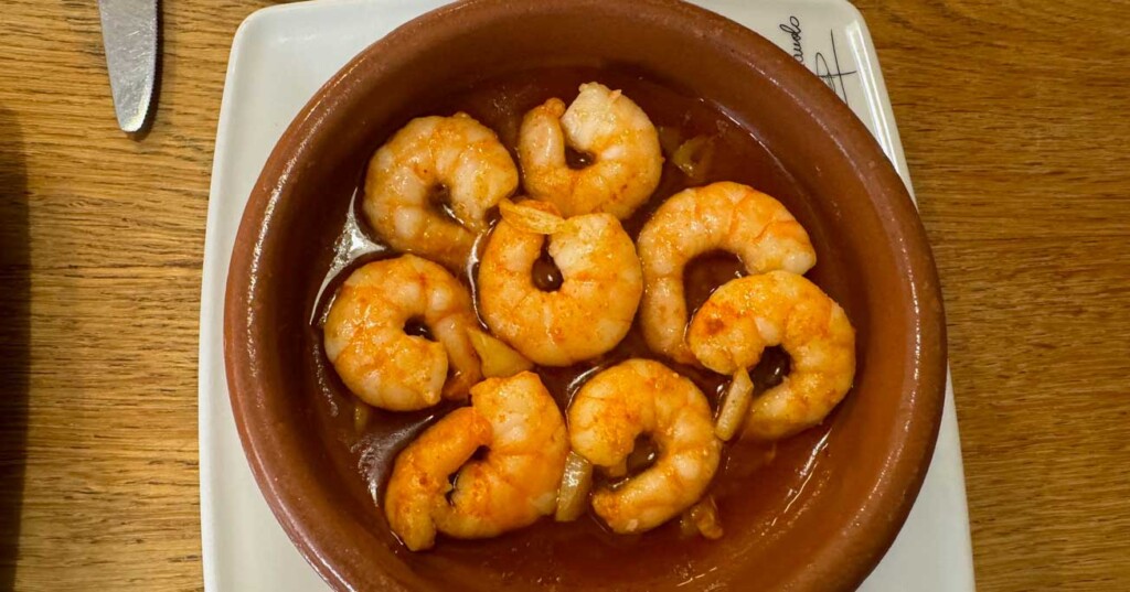 Garlic Prawns at Casa Manolo